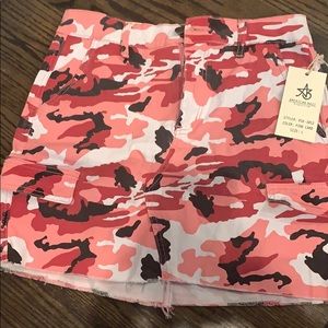 Pink Camo skirt